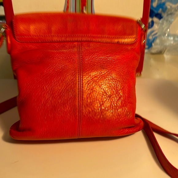 DKNYC (Leather) Shoulder Bag and the Color is a Burnt Orange. - Picture 4 of 4